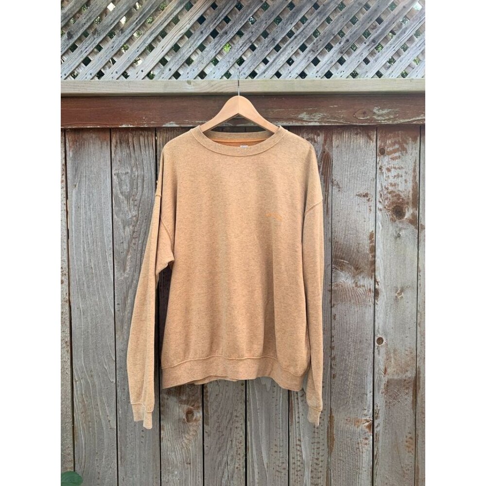 Urban Washed Orange Crew Neck